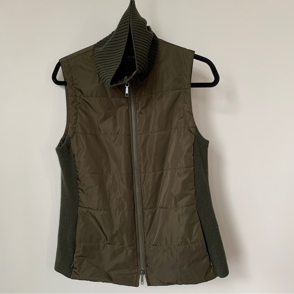Lafayette 148 New York Green Vest Size M - Picture 1 of 9
